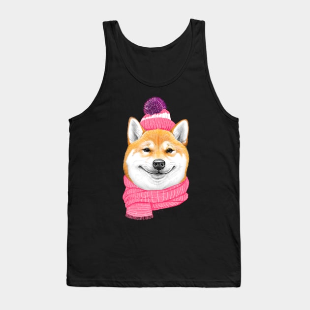 Shiba inu Tank Top by NikKor